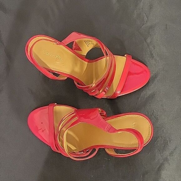 CALVIN KLEIN MARIAN SLINGBACK HIGH HEEL STILETTOS SANDAL G1 - Picture 11 of 16